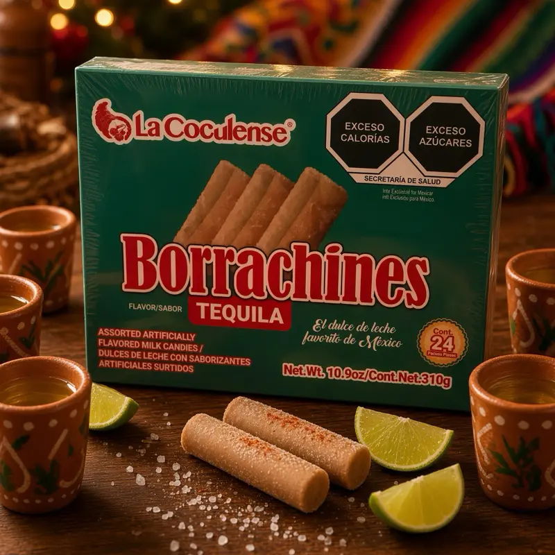 Tequila-Infused Bonbon Snack, Borrachines Sweet Candy