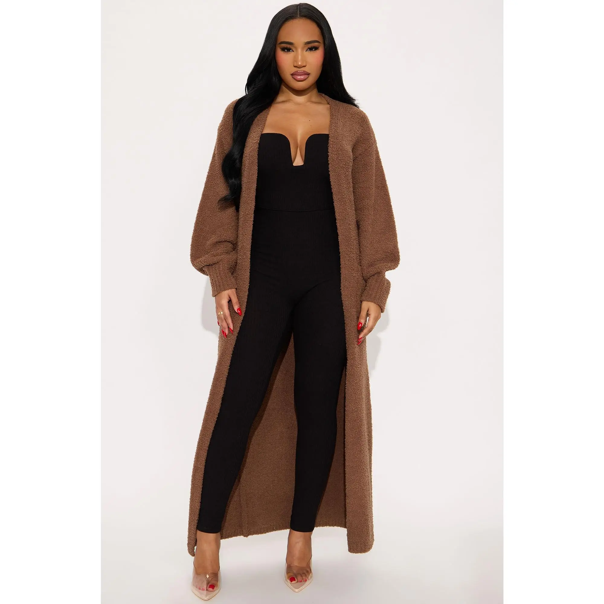 Living In It Cardigan - Mocha