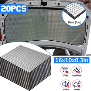 21 sqft Sound Deadening Mat,  276mil(7mm) Sound Deading Material for Cars, Automotive Sound Deadener Foam, Audio Noise Insulation and dampening (20 Pcs)