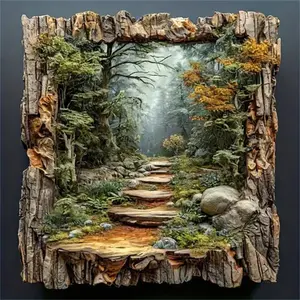 Forest Landscape 5D Diamond Painting Tree Full Round Drill Mosaic Embroidery Diy Wall Home Decor Gift