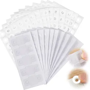 700 Pcs Clear Binder Sheet Converter Stickers and Page Hole Reinforcers, Reinforcements for Hole Punched Pages, Change No Punched Page to Loose-Leaf Binder Refill Insert for Scrapbook Album