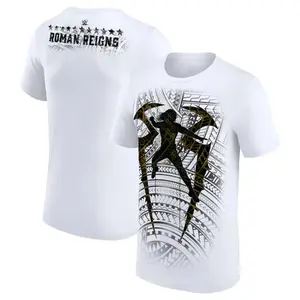 🏟️[Graphic Tee][100%cotton]Roman Reigns Tribal Logo T-Shirt – Retro WWE Graphics Tee, Unisex Wrestling Fan Shirt for Men & Women, Casual Streetwear, Comfortable Cotton Blend, Gift for Fans, Pro Wrestling Merchandise, WWE Fan Apparel