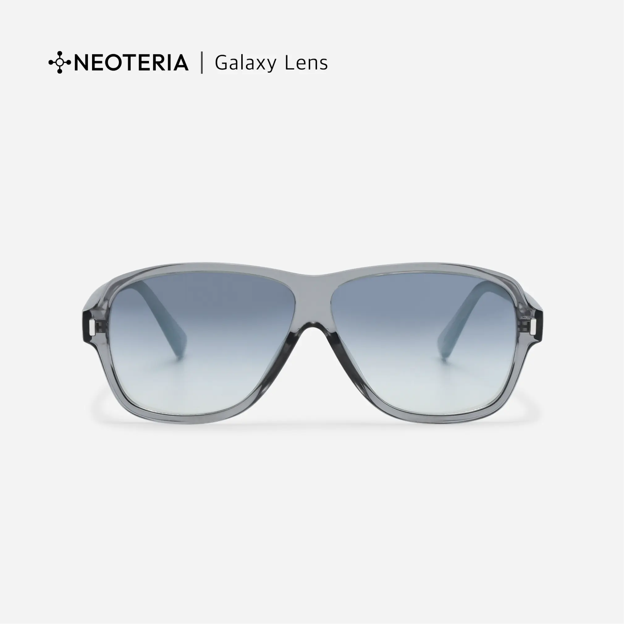 Neoteria  REK Unisex Oversized Square Vintage Sunglasses – UV400 Protection, Blue Light Blocking, TR Frame