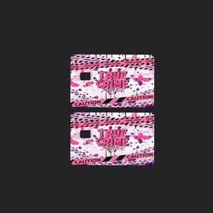 True crime credit card sticker