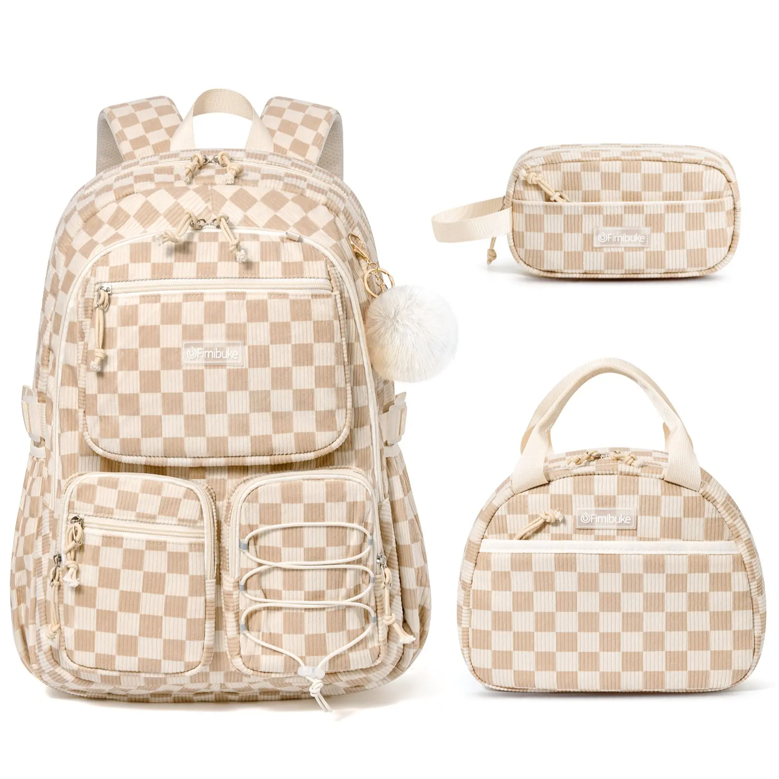 F3 Corduroy Beige Waffle