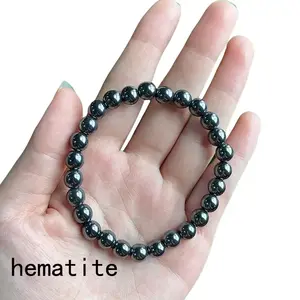 1 count Crystal Bracelet Orange Aventurine Moss Agate Gemstone Quartz Bangle Couple's Fashion Jewelry