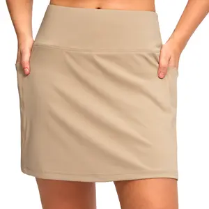 G Gradual Women's Golf Skirts Skort 4 Side Pockets High Waisted Stretchy Tennis Skirt with Short Athletic Casual