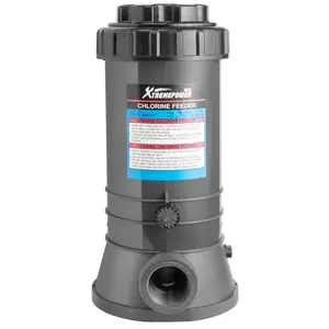 XtremepowerUS Automatic Chlorinator for Above Ground In-Ground Pool In-Line 9lbs