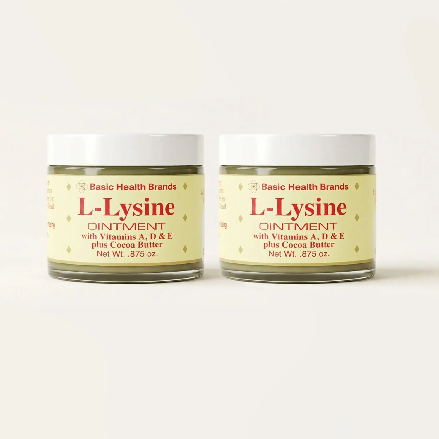 2 Pack Basic Health Brands® L-Lysine Ointment