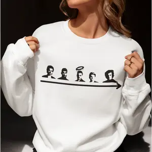 One 1oDirection Sweatshirt, Liam 1D Sweatshirt, Band Member Silhouette Minimal Design, Tribute to 1D singer, Gift for 1D Fan, Unisex Crewneck Sweatshirt, One Boy Band Direction Sweatshirt