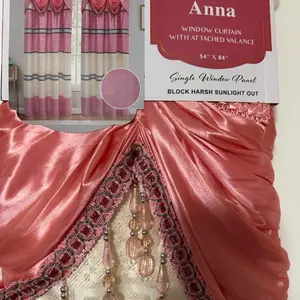 Anna Blackout Curtains, Thermal Insulated Drapes for Bedroom Living Room (Standard Size Options)
