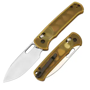 CJRB Hectare J1935 CPM S90V Powder Steel Blade Ultem Handle Folding Knives Camping Utility Tool for Camping and Outdoor Hiking Survival Supplies fathersdaygift