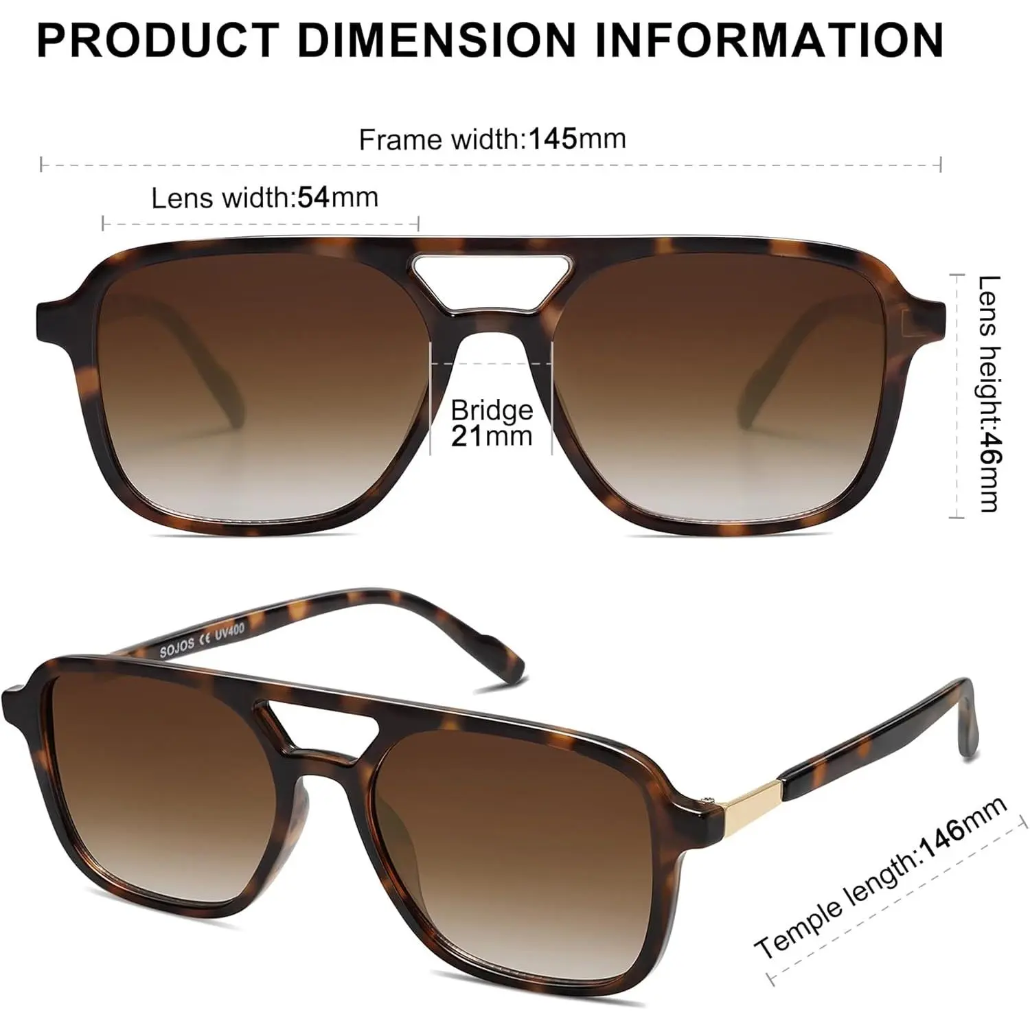 SOJOS Retro Aviator Sunglasses for Women Men,Trendy Rectangle Womens Mens Shades Sun Glasses SJ2202 SOJOS Retro Aviator Sunglasses for Women Men,Trendy Rectangle Womens Mens Shades Sun Glasses SJ2202