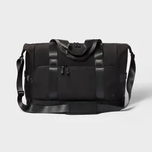 Faux Neoprene Weekender Bag - All In Motion Black