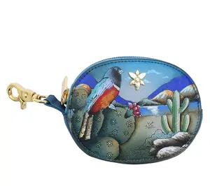 Anuschka Painted Leather RFID Coin Purse