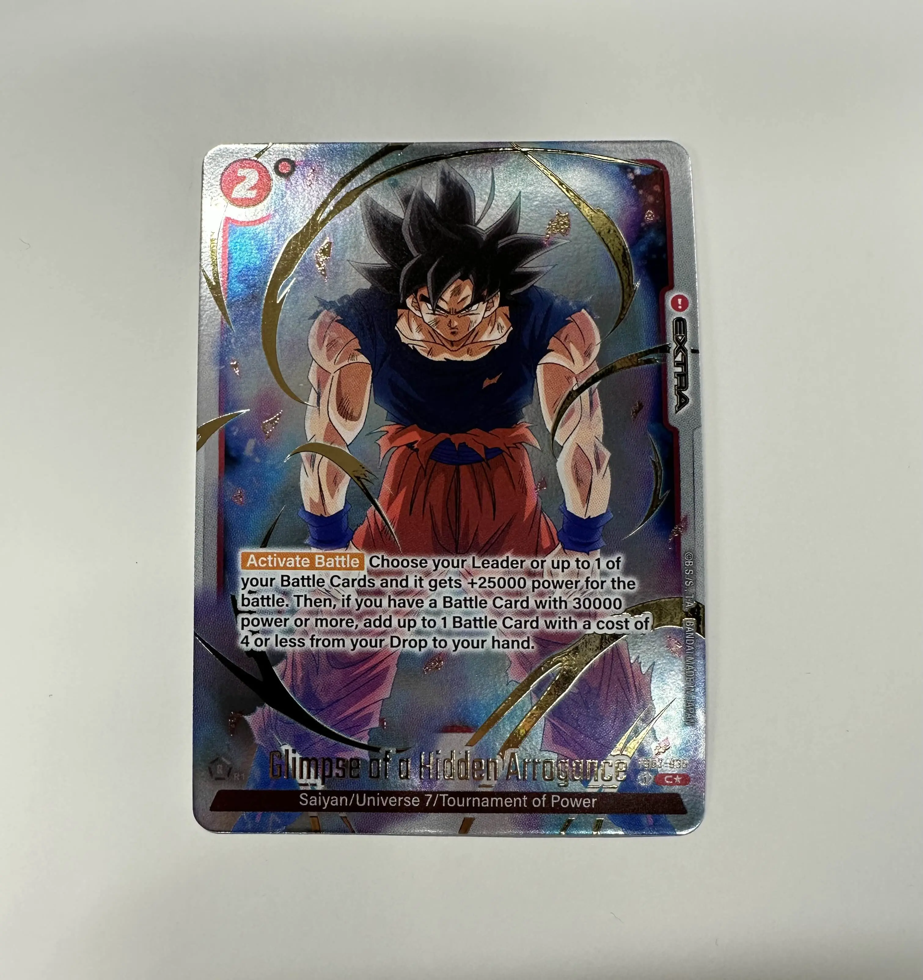 Glimpse of a Hidden Arrogance - Dragon Ball Fusion World Promo - FB02-035 - English