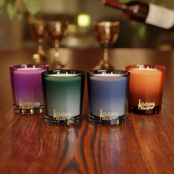 Create Your Glow: Custom Scented Candle Experience by ReWax and UnWine - Home Decor