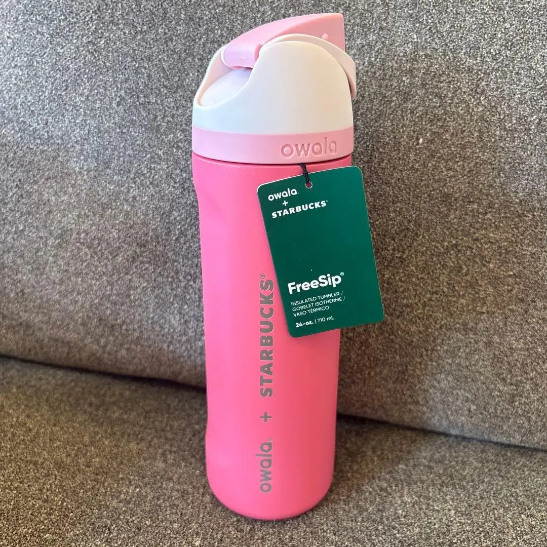 Owala 24oz FreeSip Pink Collection 2026 | Cute Insulated Stainless Steel Bottle