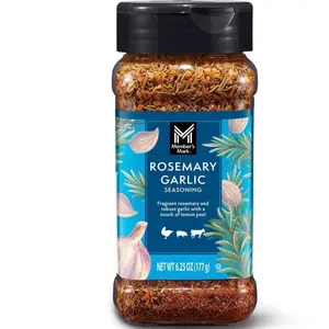 Rosemary Garlic Seasoning 6.25 oz Fragrant Rosemary and Robust Garlic with a Touch of Lemon Peel