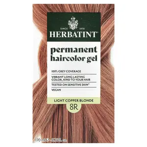 Herbatint Permanent Haircolor Gel, 8R Light Copper Blonde, 5.75 fl oz (170 ml)