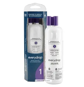 Everydrop by Whirlpool Ice and Water Refrigerator Filter 1, EDR1RXD1, Single-Pack , Purple EveryDrop by Whirlpool