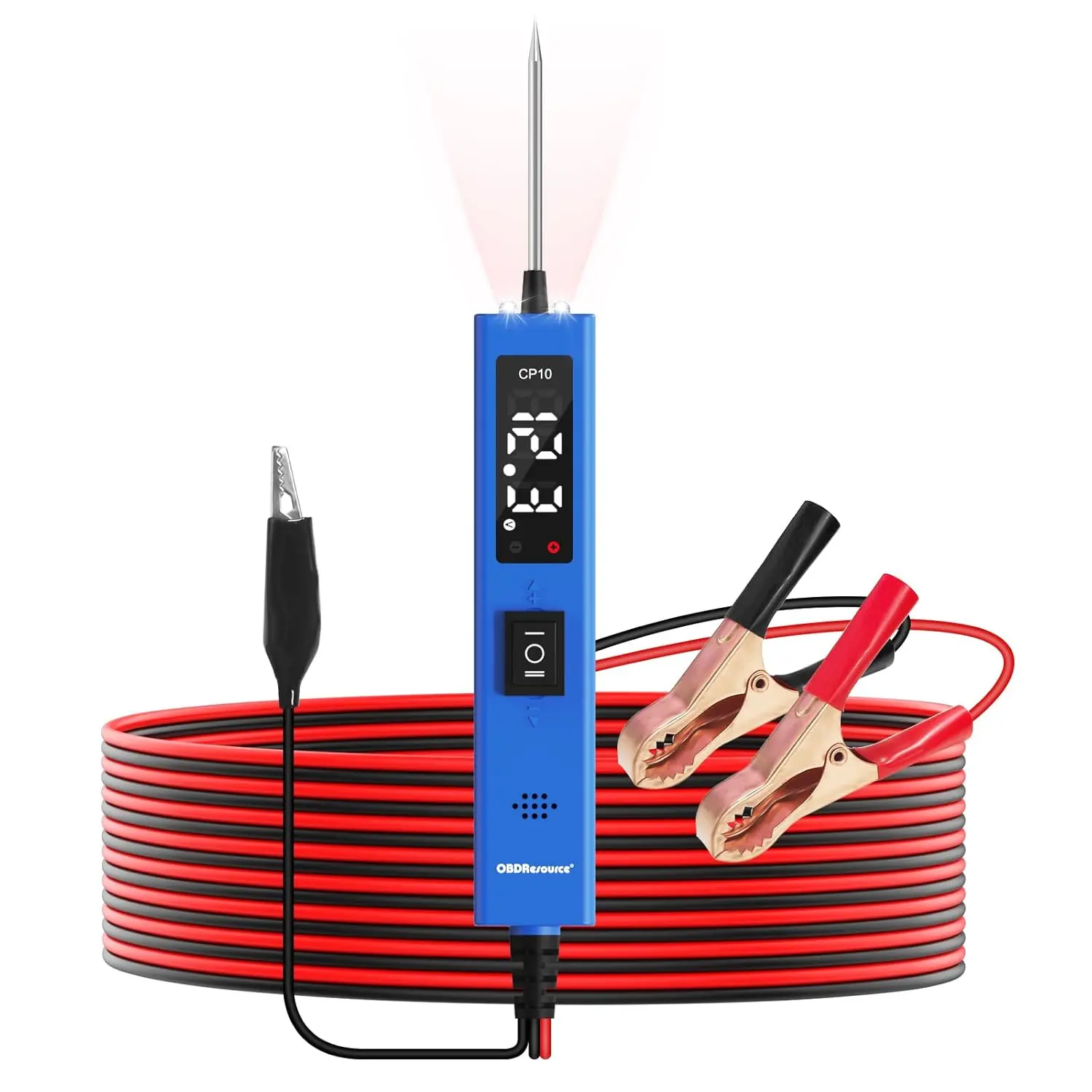 OBDResource CP10 Automotive Diagnostic Tool - 12V-24V DC Circuit Probe, Continuity Checker, Electronic Repair Aid for Car Power Systems, Dc Circuit Tester