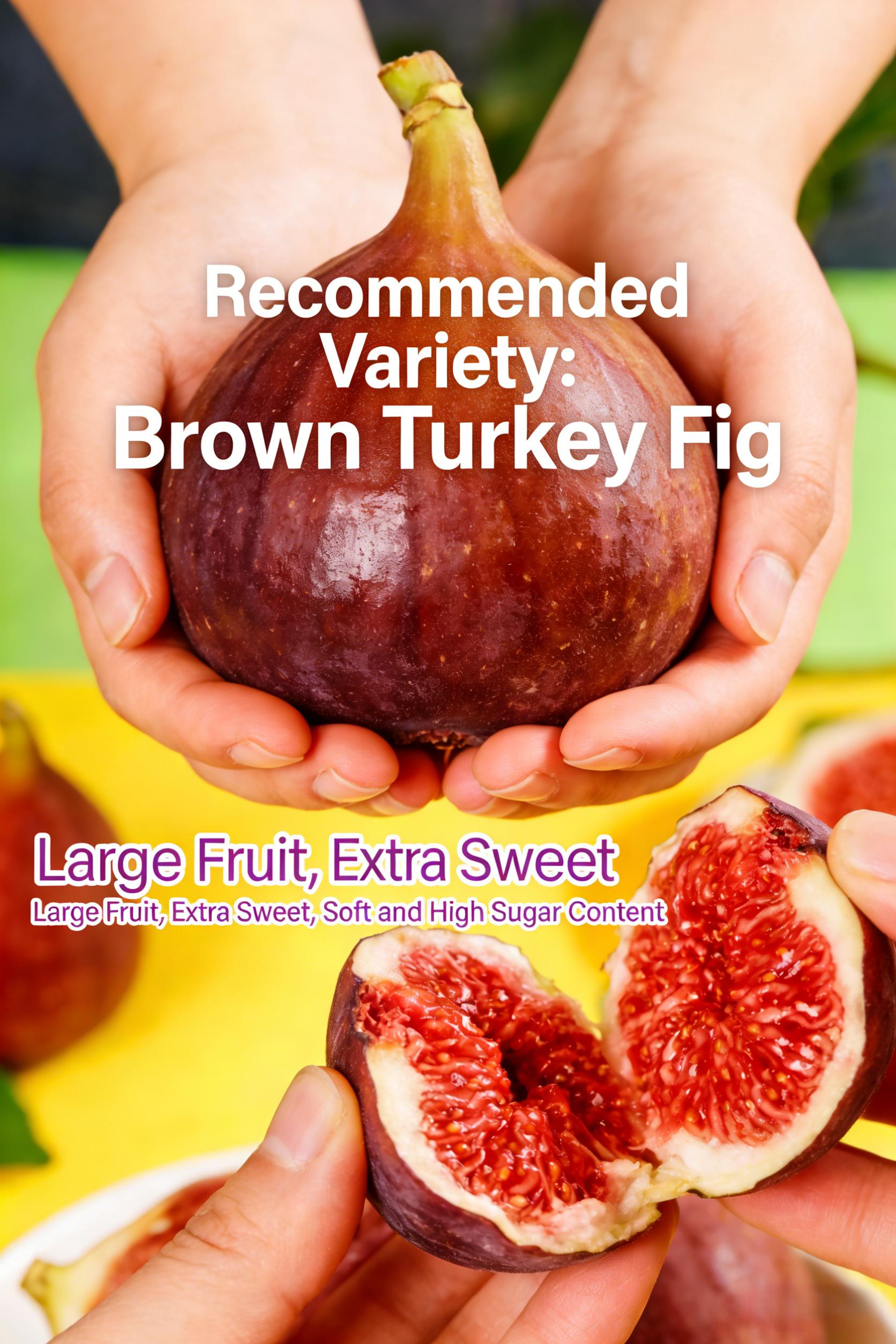 Heirloom Non-GMO Fig Tree Live Seedling – Fast Growing Perennial Fruit Tree for Outdoor Garden, Patio, Container & Yard, Easy to Grow, Great for Beginners & Home Orchard