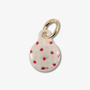 AirTag® Cover - Strawberry Gingham