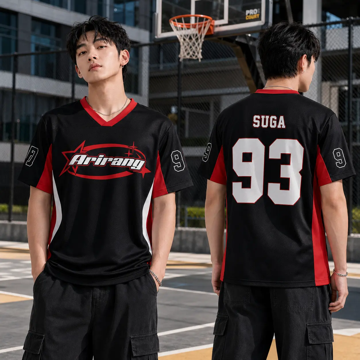 Custom Member Jersey, Drop Shoulder Football Jersey, Ari.rang Outfit