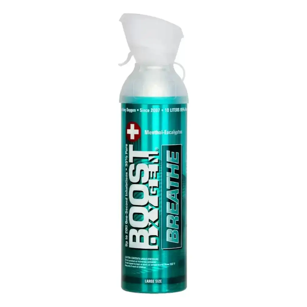 Large Menthol Eucalyptus Supplemental Oxygen Breathing Aid, Home Care Supplies for Stress Relief, Oxygen Boost & Fresh Air Support