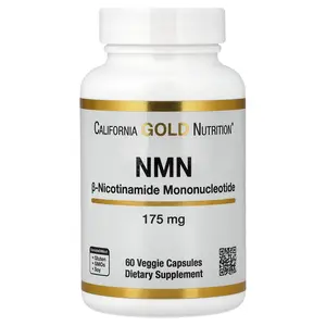 California Gold Nutrition NMN, 175 mg, 60 Veggie Capsules