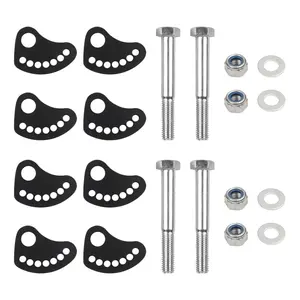 Upper Control Arm Alignment Cam BoltKit for Chevy Silverado GMC Sierra1500 2500, Camber Lock Alignment Fix For Silverado 99-18 Sierra 1500 Upper Arm Cam Bolt Kit
