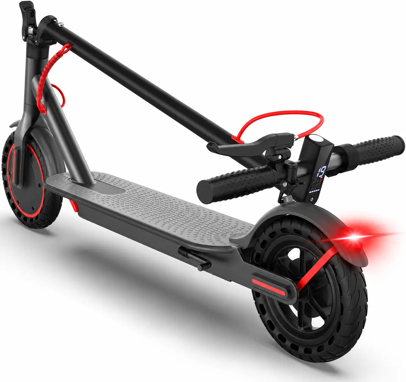 [Free Fast Charger]Electric Scooter Adults 350 Motor 10.5Ah/7.8Ah Lithium Ion Battery Foldable Unisex Scooter Digital Display App Supported Long Range 19MPH Max Speed  road electric scooter Portable