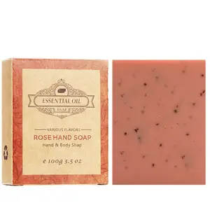 Gentle Exfoliating Soap, Plant Essential Oil Handmade Soap, Unisex Body Cleanser, Softening Balm for Hands & Body