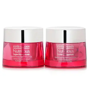 ESTÉE LAUDER Nutritious Super-Pomegranate Day &amp; Night Radiance Set: Moisture Creme 50ml+ Night Creme/Mask 50ml