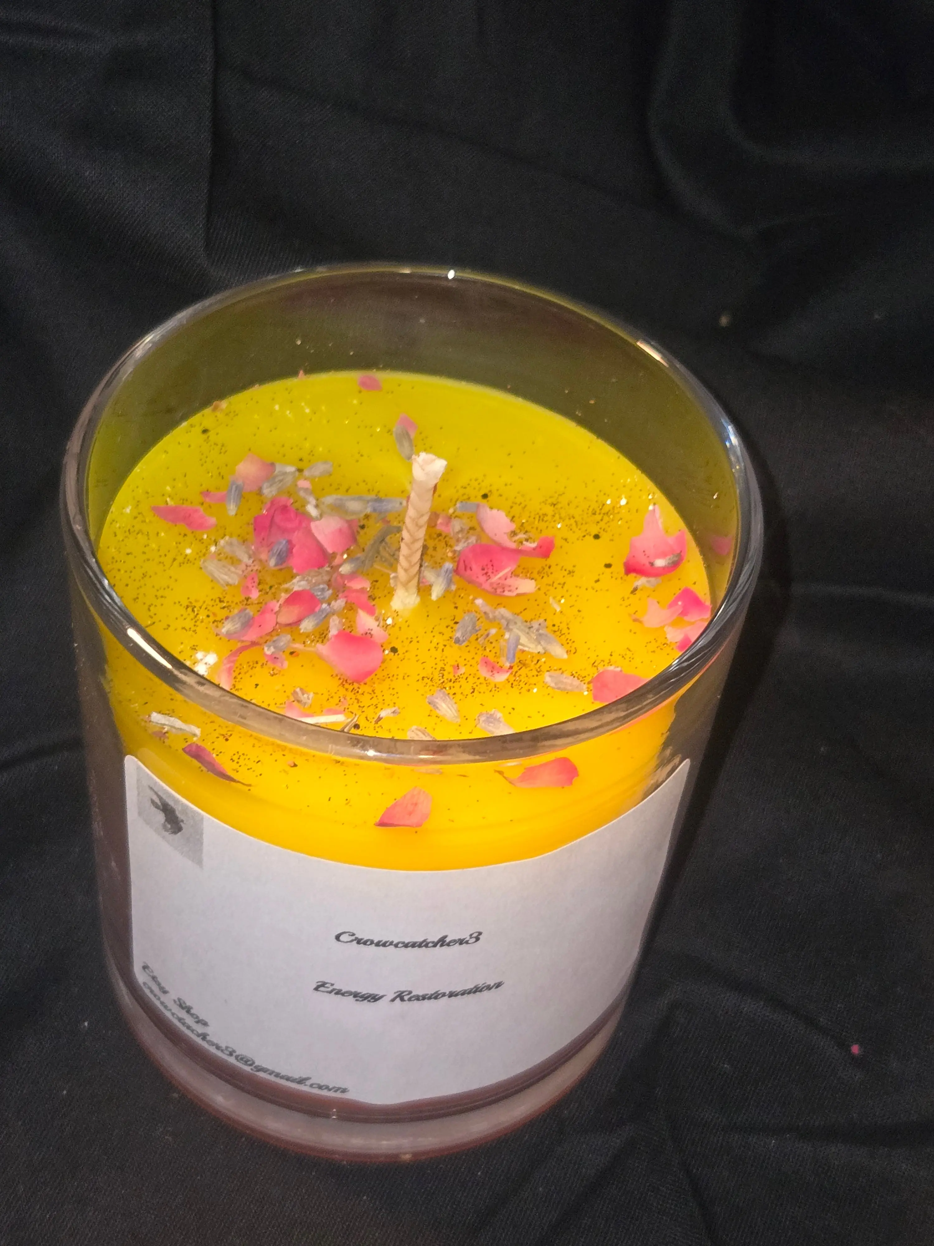 Hand-Poured Herbal Scented Aromatherapy Candle - Herb Blend, 6h Initial Burn, 40-50 Hours Total Burn Time, Grounding Spiritual Support, Energy Restoration, Vitality Boost, Clarity, Home Decor Freshener