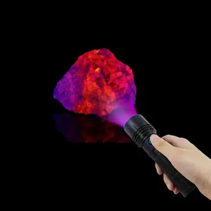 254nm UV Light For Minerals Yooperlites Flashlight Shortwave Black Light UVC Lights with Optical Filter rechargeable UV Flashlight 255nm Rocks Minerals for Counterfeit Detection