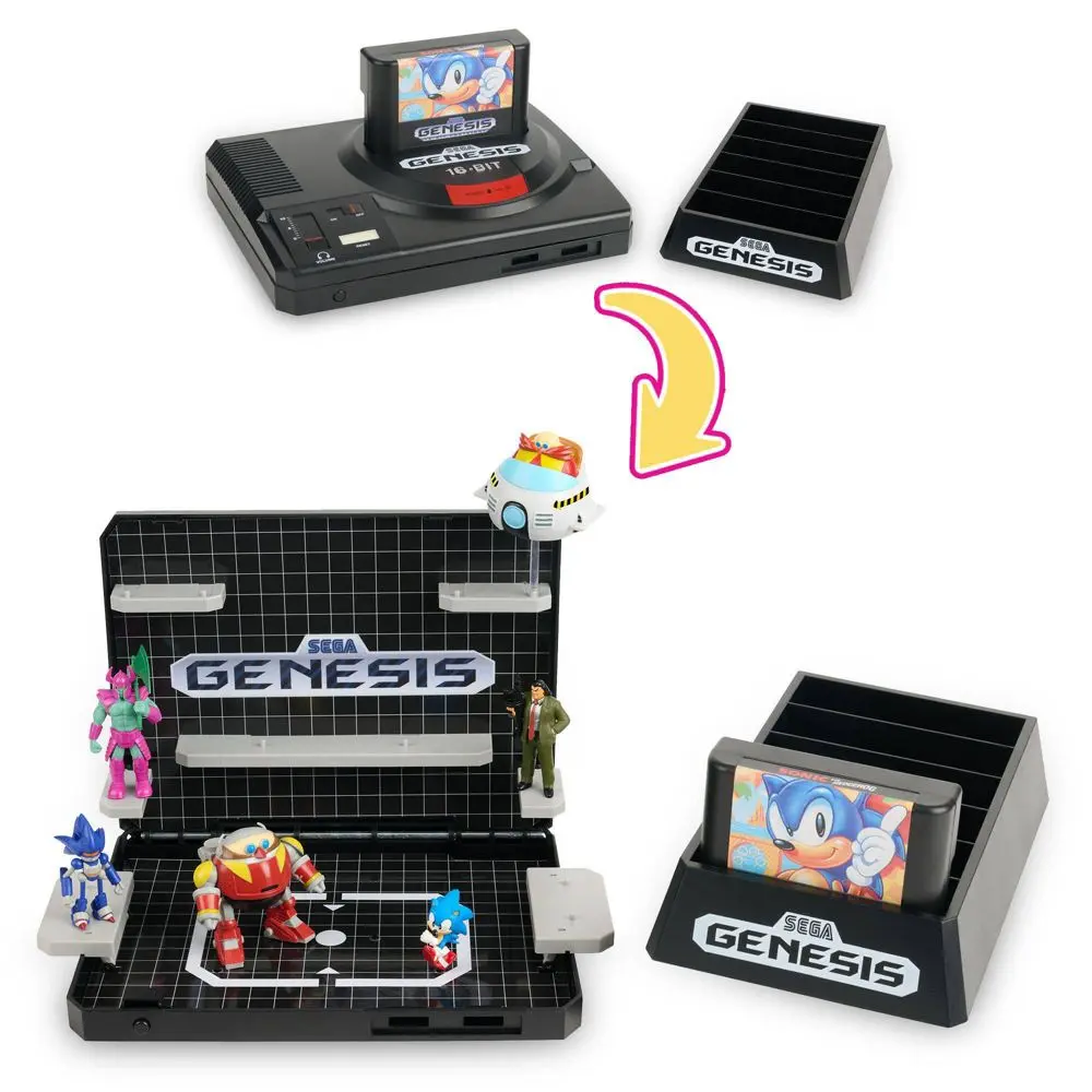 Sega Genesis Display Console - Supervillain Boss Bundle + Sonic 1 Sega Genesis Display Console - Supervillain Boss Bundle + Sonic 1