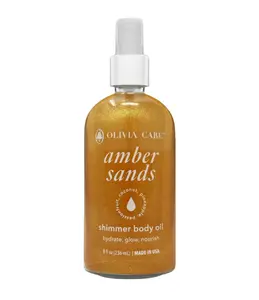 Amber Sands Shimmer Body Oil Coconut Lightweight Golden