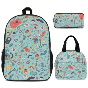 Unisex Sports Travel Three-Piece Set/Multi-Pocket Multifunctional Combination