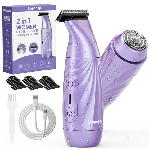 Electric Callus Remover & Hair Remover — Rechargeable, multi-speed, waterproof, and cordless design;