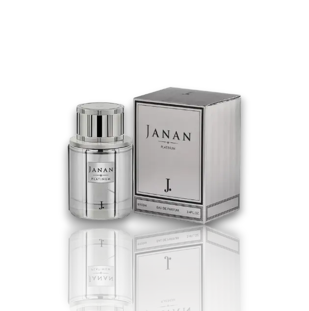 J. Dot | Janan Platinum Unisex Eau De Parfum (100 ML) - Ginger, Bergamot Mix, Petit Grain, Fresh Aroma, Unisex Wear