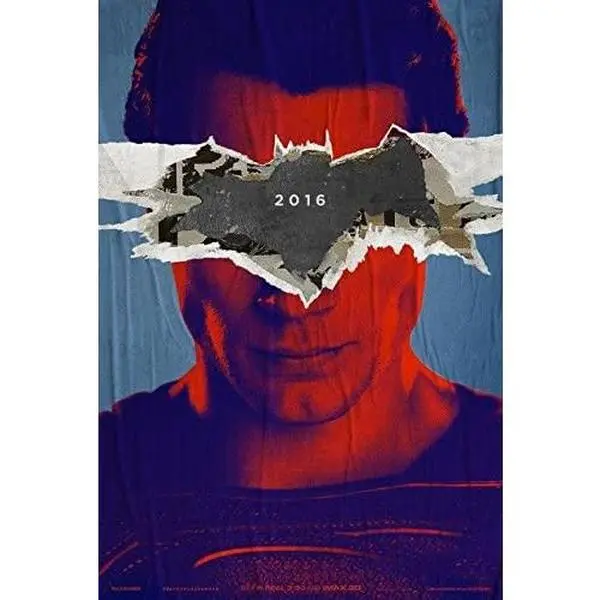 BATMAN V SUPERMAN: DAWN OF JUSTICE - 13.25"x19.75" Original Promo Movie Poster Imax Rare 2016
