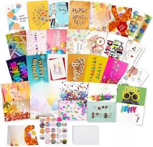32 PCS Happy Birthday Cards Bulk with Envelopes, 4x6 Assorted Birthday Cards