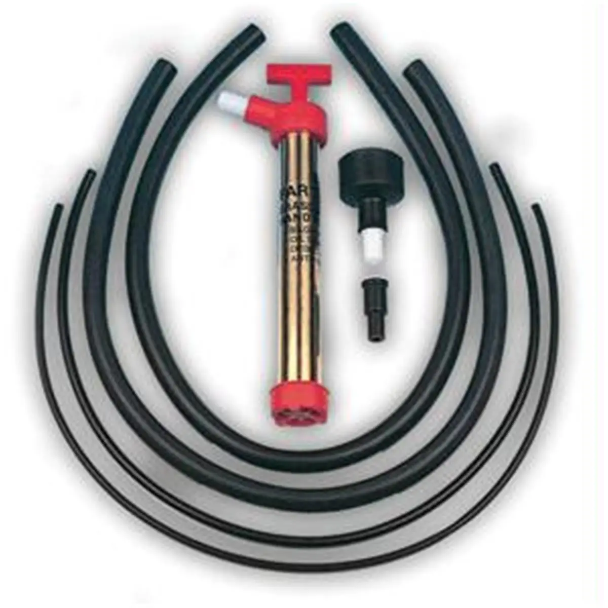 Jabsco Handy Boy Utility Pump - 1.3in W x 1.3in D x 12in H, 1-1/4in Size, 1 1/2 gpm Output, Brass Neoprene Components, Oil & Corrosion Resistant, For Boat Use, Drain Fill/Top Up Engine & Gearbox Oil, Overcomes Hard-To-Reach Drain Plugs, Engine Filling