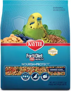 Pro Health Nourish+Protect Parakeet Food, Comprehensive Nutrition Backed by Science, Digestive Health, Immune Support, 2 pounds