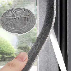 Multi-Size Self-Adhesive Weather Stripping Seal - Energy Efficient, Weatherproof, Soundproof Insulation Filler with Waterproof Sealant for Slide Door, Window, Exterior and Front Jamb Door Frames