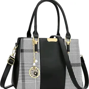 3 Zippered Compartments Purses and Handbags for Women puzzle bag