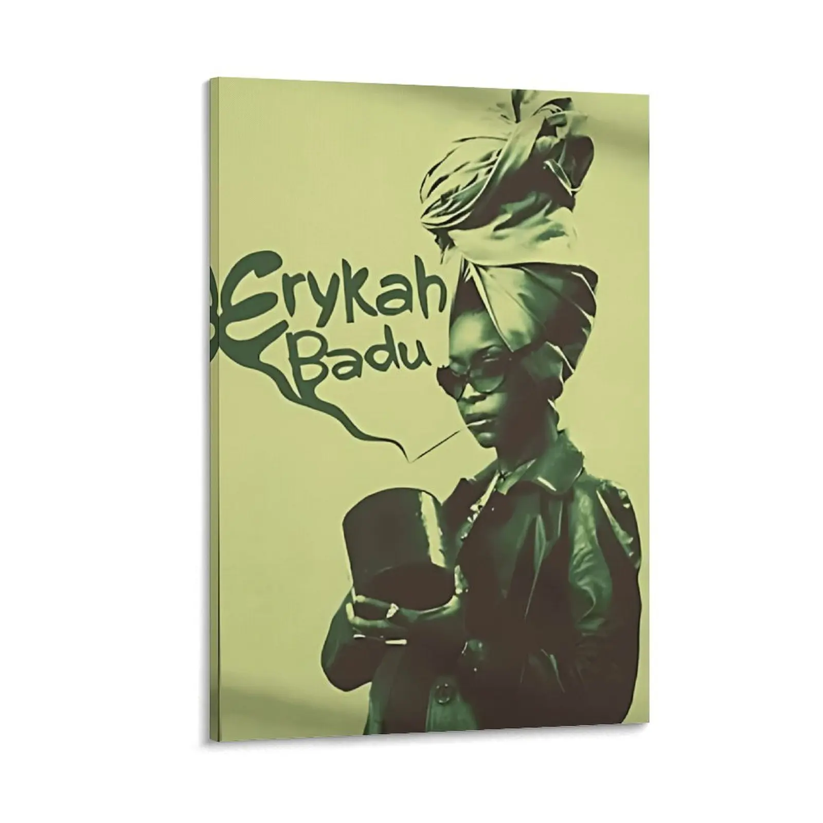 Erykah Badu Artistic Music Print Poster, Home Decor for Art Enthusiasts’ Room Decoration, Music Theme
