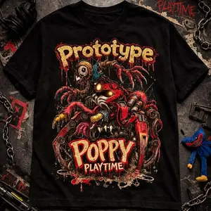 Adult & Youth The Prototype Poppy Playtime T-Shirt The First Creation, Poppy Playtime Sweatshirt, Poppy Playtime Kids Tee, Huggy Wuggy, Lily Lovebraids